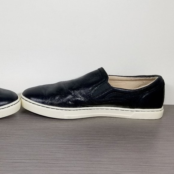 UGG Fierce Slip-on Sneaker, Black Leather, Womens Size 9 US / 40 - Picture 8 of 12